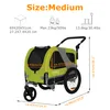 DOGGYHUT® Premium MEDIUM remorque à vélo 2en1 pour chien et Voir les images du produit 6