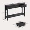 BEALIFE Flurkonsole 130x30x80 cm mit 3 Schubladen | Produktbild-Vorschau 3