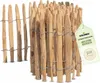 Französischer Premium Staketenzaun Kastanie - Länge 5 Produktbild-Vorschau 1