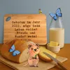 Mr. & Mrs. Panda Frühstücksbrett Spruch 2022 Geburtstag - Produktbild-Vorschau 4