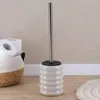 TENDANCE | Toilettenbürste - 40 x 10 cm - beige - Steingut Produktbild-Vorschau 2