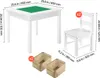Tavolo per bambini VEVOR 650 x 650 x 532 mm, tavolo per Anteprima dell’immagine prodotto 8
