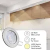 6er Set Oktaplex Einbaustrahler inkl. LED Modul 4.000K Produktbild-Vorschau 4