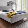 Doppelbett Lizzie 160x200cm mit Stauraum - grau Produktbild-Vorschau 2