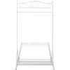 vidaXL Portemanteau acier blanc Voir les images du produit 1
