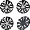 15" Zoll Radkappe Silber Schwarz Radzierblende Radblende Produktbild-Vorschau 3