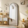 Miroir à poser de 165 × 60 cm avec cadre noir, grand miroir Voir les images du produit 5