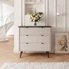 Geriffelte Kommode NAVANI 90 cm mit 3 Schubladen Produktbild-Vorschau 4