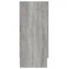 A flat image of a wooden panel with a grey wood grain pattern. Voir les images du produit