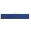 vidaXL Schermo privacy per balcone blu 90x500 cm Tessuto Anteprima dell’immagine prodotto 4