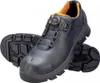 A pair of black safety shoes with orange accents. Anteprima dell’immagine prodotto