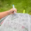 Regenschirm D70cm Blumen/Schmetterline zum ausmale Produktbild-Vorschau 8