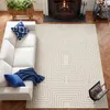 Tapis à poils courts géométrique Tribesigns 200 x 300 cm, Voir les images du produit 1