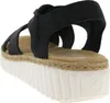 Rieker Damen Keil-Sandaletten Blau Voir les images du produit 23