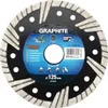 GRAPHITE Diamantový kotouč 125 x 22,2 mm, turbo Náhled obrázku produktu 3