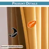 Close-up of fabric layers of curtains, showing different sides and textures. Anteprima dell’immagine prodotto