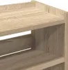 vidaXL Botník Sonoma dub 60x25x62 cm Materiál na bázi dřeva Náhled obrázku produktu 6