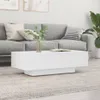 Ankonbej Couchtisch Weiß 100x49,5x31 cm Holzwerkstoff Produktbild-Vorschau 1
