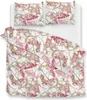 Zohome White Bettbezug Dario - 155x220 cm + 1 Kissenbezug - Produktbild-Vorschau 5