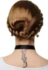 WIG ME UP Perücke Tracht geflochtener Zopf Braun RJ010-P8 Produktbild-Vorschau 4