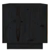 Nachttisch Schwarz 40x34x35 cm Massivholz Kiefer Produktbild-Vorschau 5