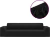 vidaXL Stretch Sofahusse 4-Sitzer Schwarz Polyester-Jersey Produktbild-Vorschau 1
