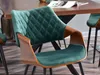 Designová jídelní židle NENET - ořech / zelená Náhled obrázku produktu 10