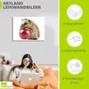 ARTland Leinwandbild Glücklicher Igel Größe: 60x45 cm Produktbild-Vorschau 3