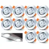 Fiqops 10 spots LED encastrables Set de plafonniers Voir les images du produit 1