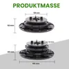 Plattenlager PRO mit Gefälleausgleich bis zu 7% für Produktbild-Vorschau 2