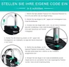 Kombinační zámek s dlouhým zámkem 4 číslice odolný proti Náhled obrázku produktu 6
