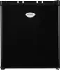 A front view of a black mini-refrigerator. Náhľad obrázku produktu