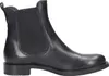 A black leather Chelsea boot shown from the side. Voir les images du produit