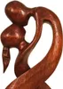 Holz Figur Skulptur Abstrakt Holzfigur Statue Afrika Asia Produktbild-Vorschau 2