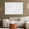 MuchoWow® - Leinwandbilder - Spachtelmasse - Weiß - Textur, Produktbild-Vorschau 5