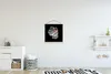MuchoWow® Textilposter Fisch - Schwanz - Schwarz 40x40 cm Produktbild-Vorschau 2