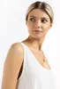 Vestido tipo slip para mujer, marca IDONY, color blanco, Vista previa de la imagen del producto 4