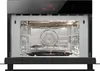 An open built-in oven with the interior visible, showing racks and heating elements. Produktbild-Vorschau