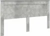 vidaXL Testiera in legno color cemento grigio Anteprima dell’immagine prodotto 1