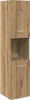 A tall, narrow cabinet with a wood grain finish. Anteprima dell’immagine prodotto