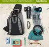 Mantona Fotorucksack Miami, leichter Kamerarucksack für Produktbild-Vorschau 2