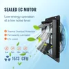 SucceBuy Odsávací ventilátor 356 mm so žalúziou, EC motor Náhľad obrázku produktu 4