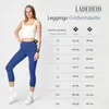 Ladeheid Damen 3/4 Leggings aus Baumwolle LA40-132 (Weiß, Produktbild-Vorschau 7