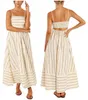 Vestito Lungo Donna - Abito Estivo a Righe - Copricostume Anteprima dell’immagine prodotto 2
