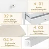 COSTWAY Toaletka, stolik kosmetyczny z oświetleniem LED, Podgląd zdjęcia produktu 8
