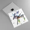 Wanduhr - Quadrat - Glasuhr - Moose Berge Winter Produktbild-Vorschau 2