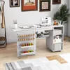 COSTWAY Klappbarer Nähtisch, multifunktionale Produktbild-Vorschau 7