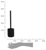 Brosse de toilette Issard Black Voir les images du produit 3