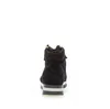 A back view of a black leather boot. Produktbild-Vorschau