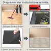 A four-panel diagram illustrating the installation steps for vinyl flooring. Náhled obrázku produktu